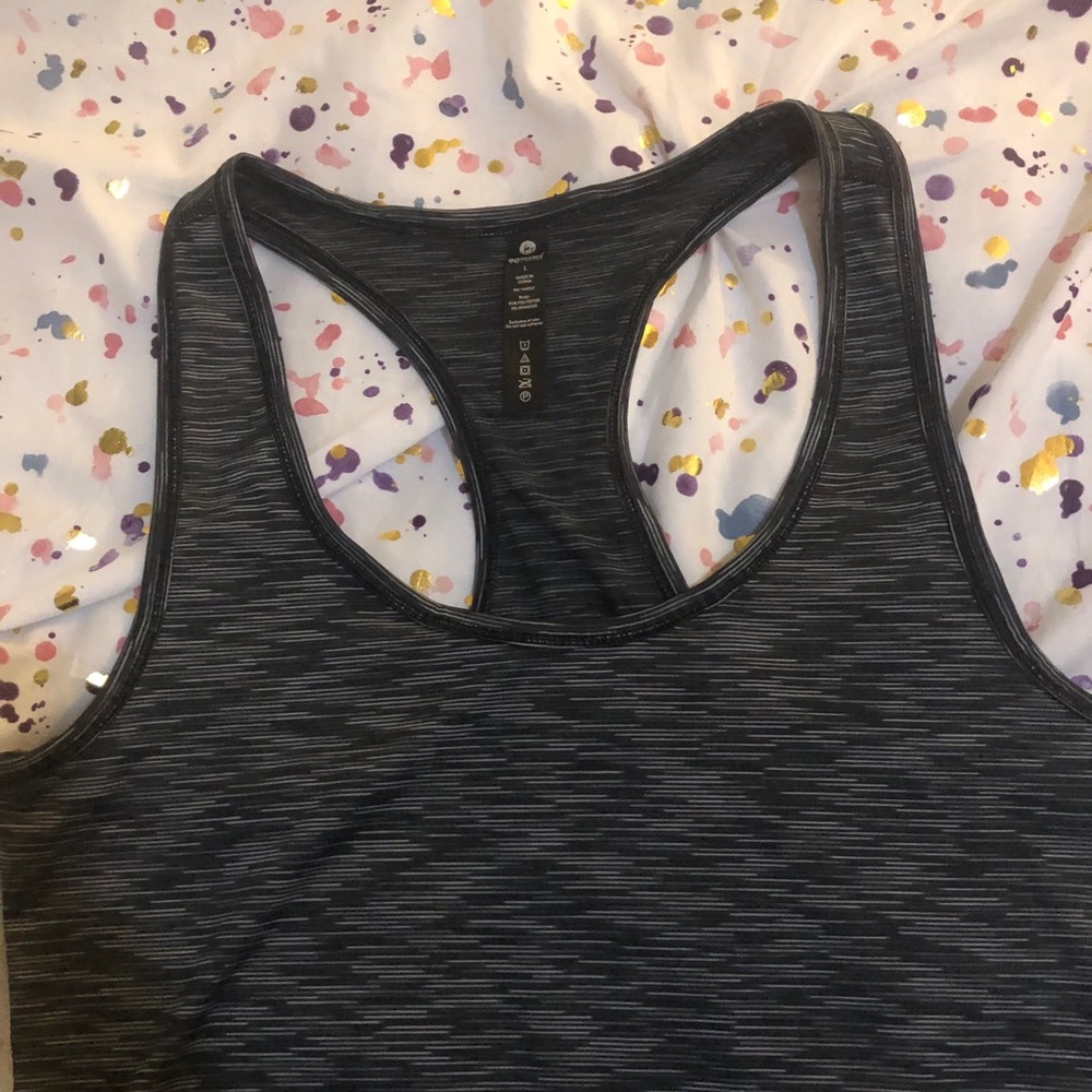 Gray Workout Muscle Tank - Picture 3 of 6